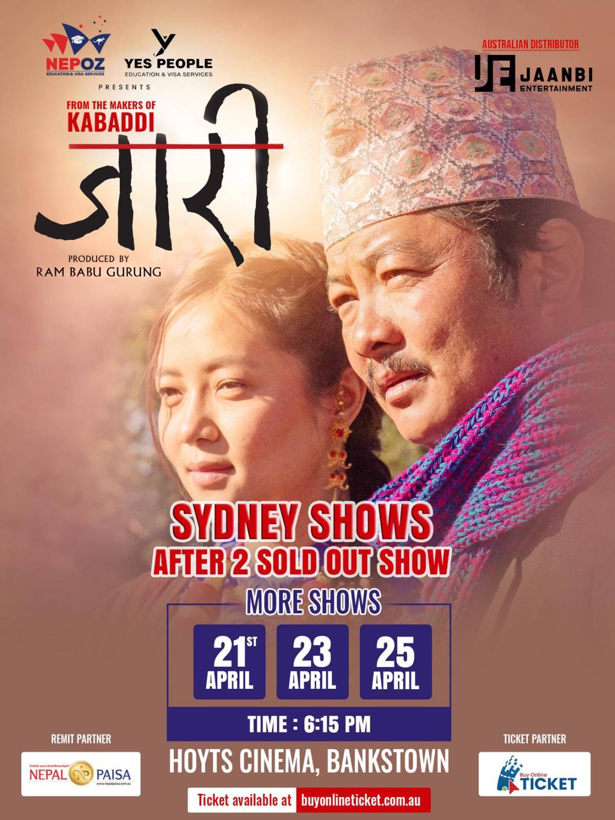 Jaari-Sydney 3rd Show